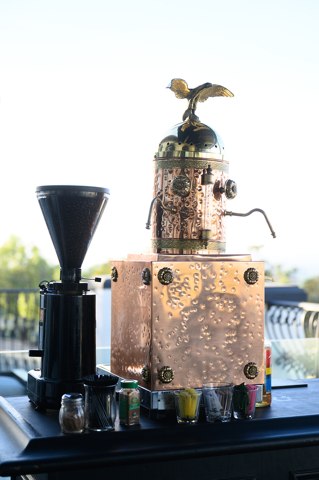 Capp Machine Photo Copper — The Cappuccino Express Cappuccino Bar