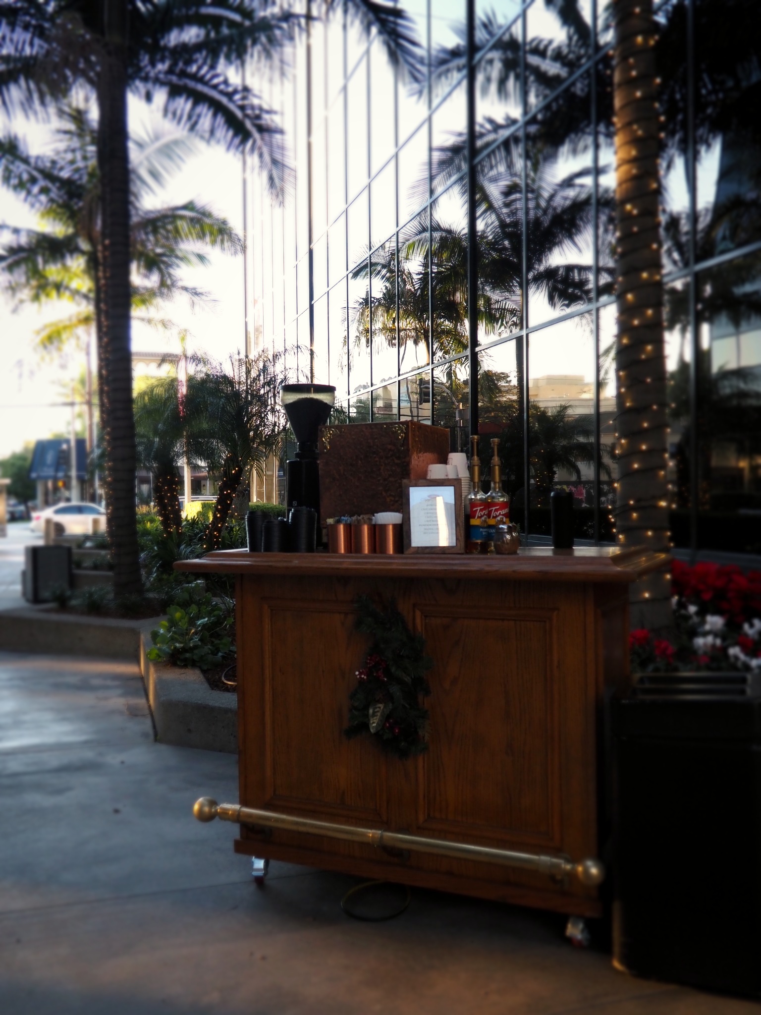Coffee Cart Holiday — The Cappuccino Express Cappuccino Bar