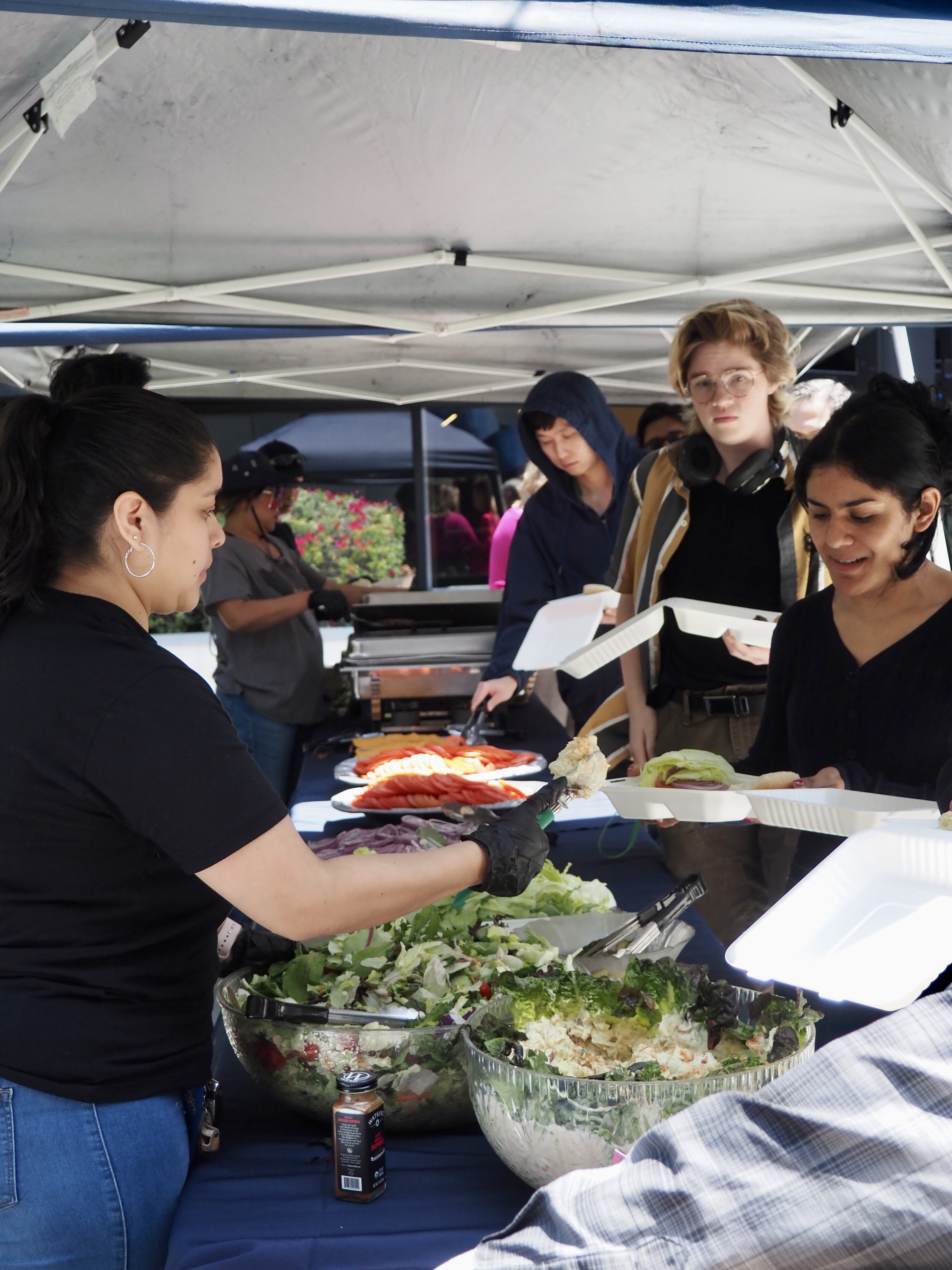 Serving Food Longer Line — The Cappuccino Express Capp Express Events & Setups
