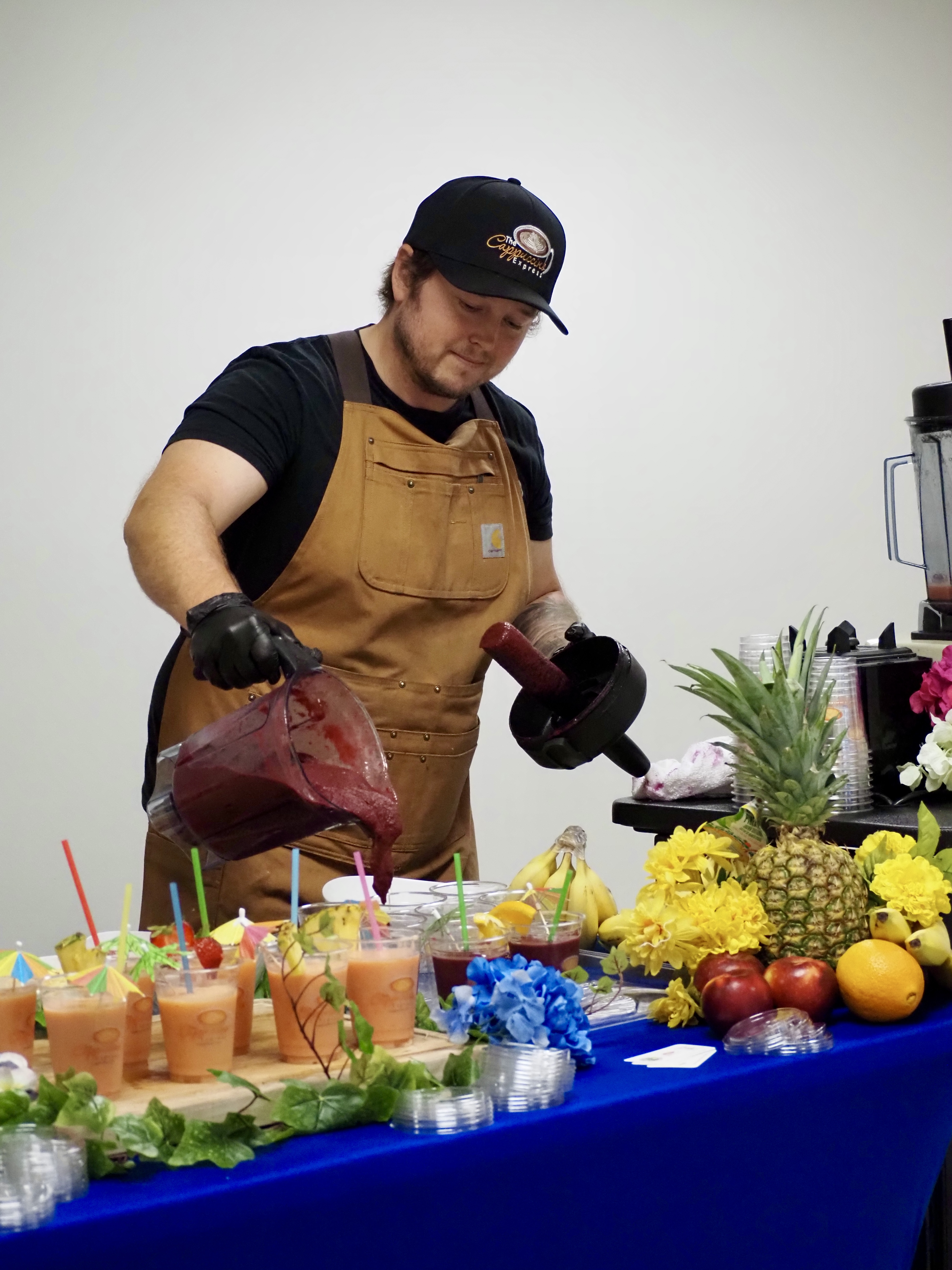 Pouring Berry Smoothie — The Cappuccino Express Smoothies