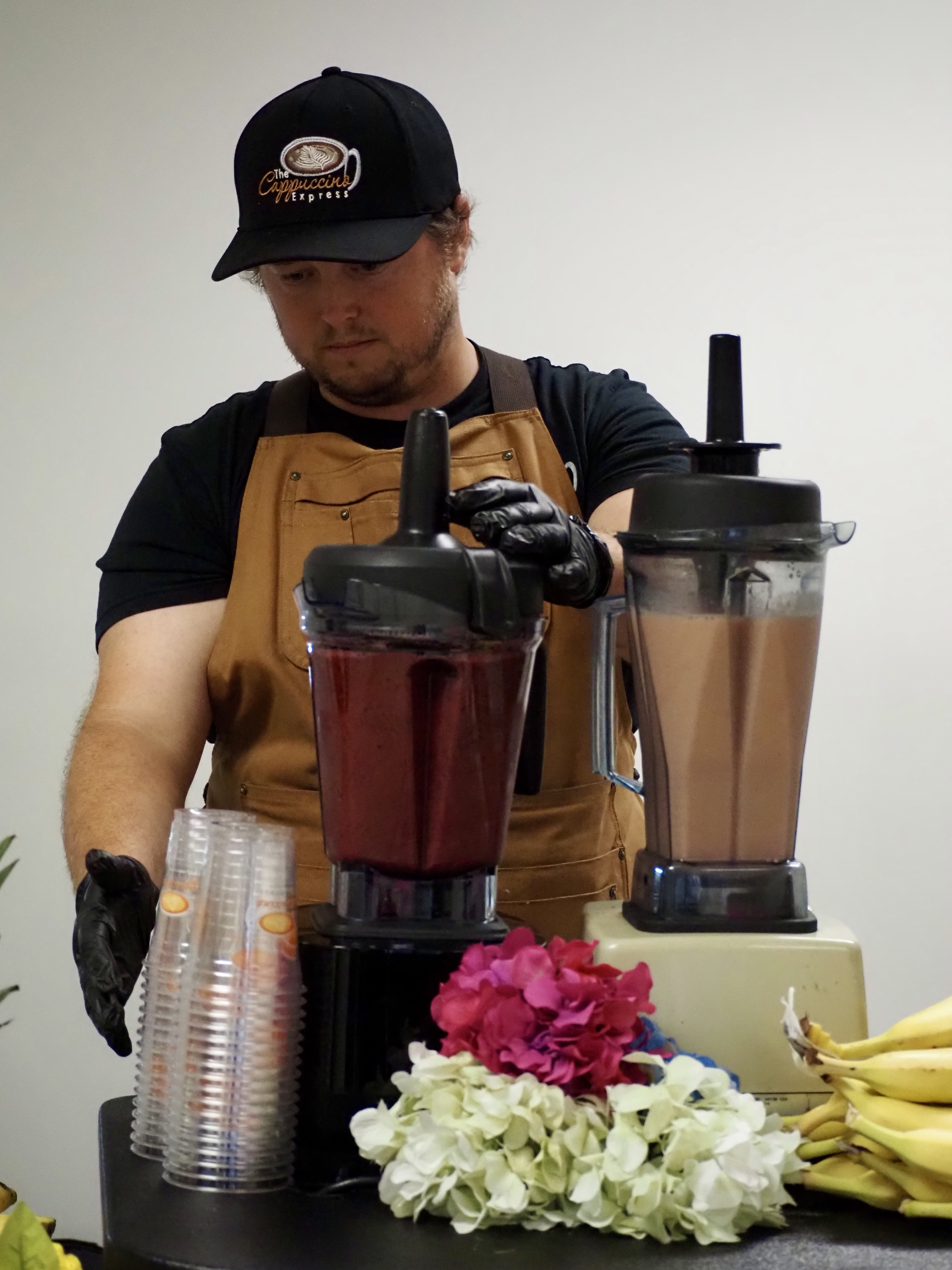 Tyler Making Smoothies — The Cappuccino Express Smoothies